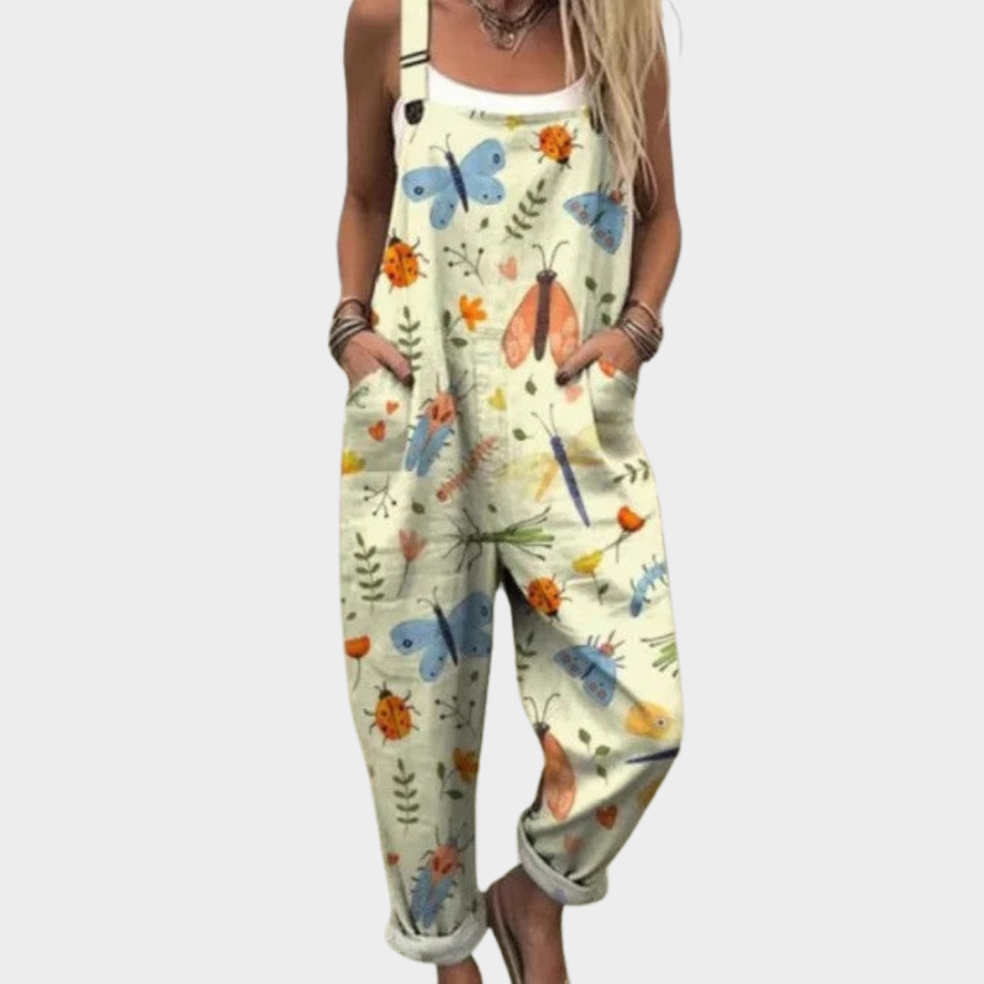 Comfortable Patterned Jumpsuit