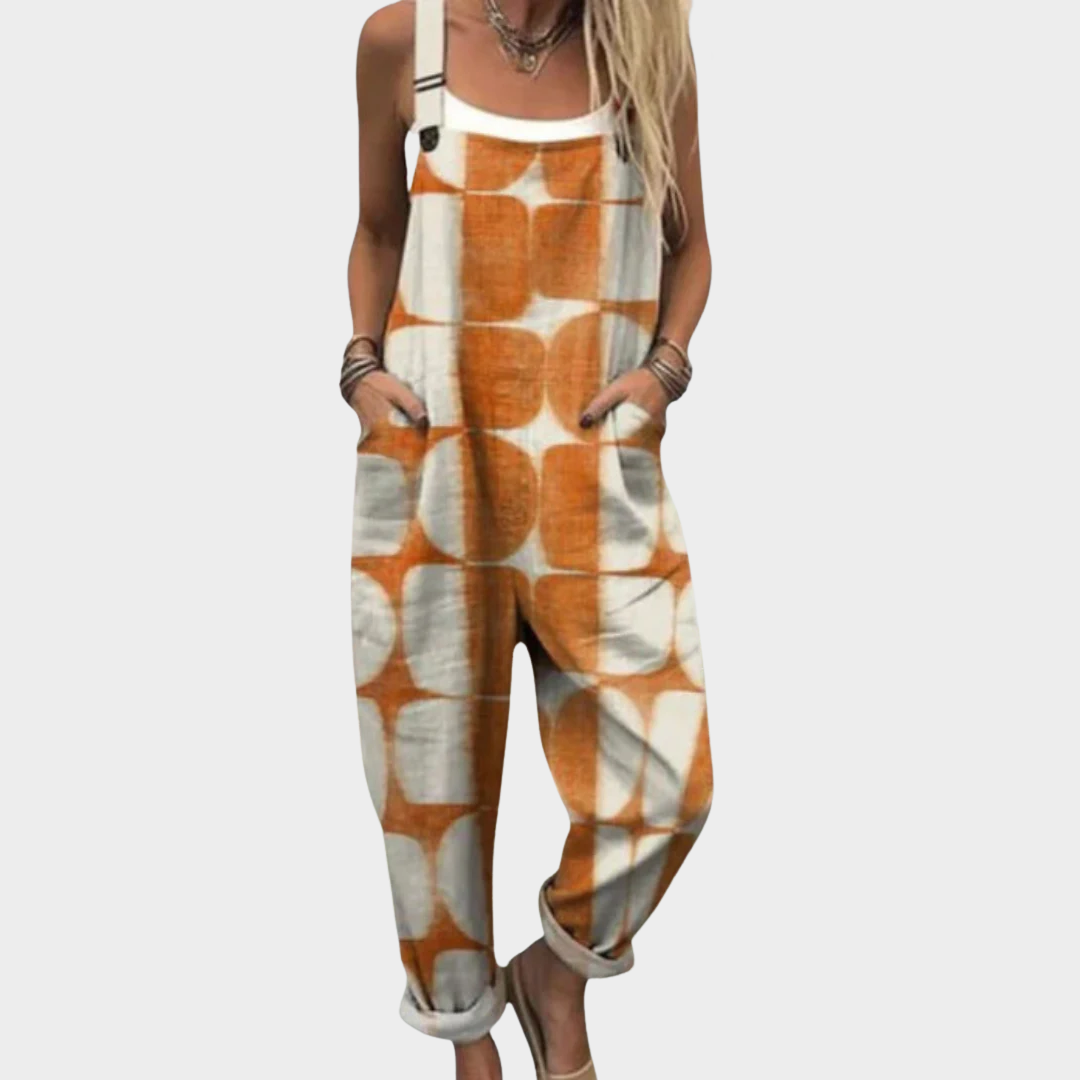 Comfortable Patterned Jumpsuit