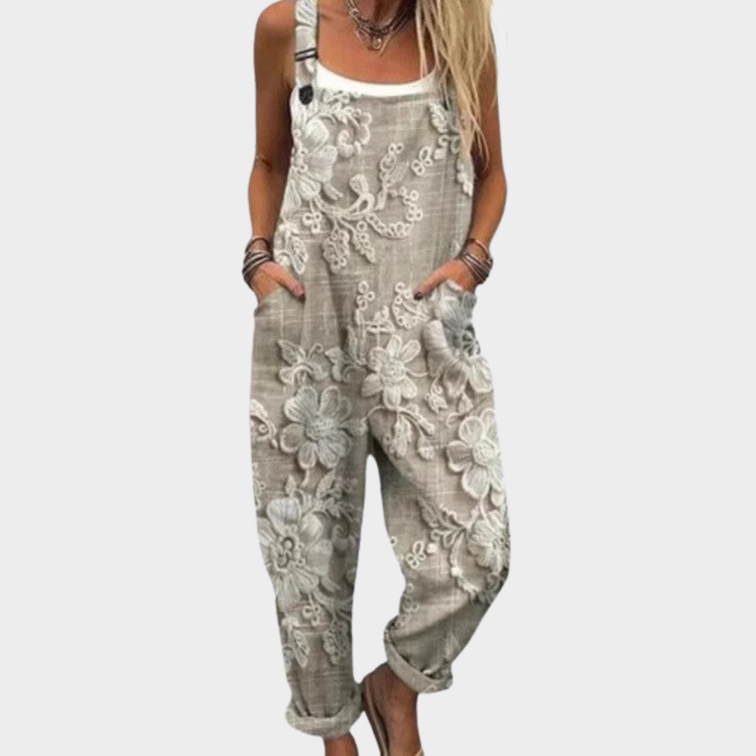 Comfortable Patterned Jumpsuit