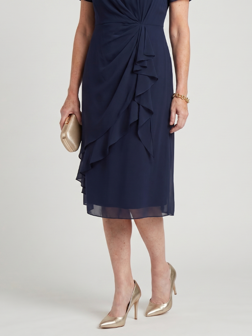Eira | Short Sleeve Tiered Hem Mini Dress