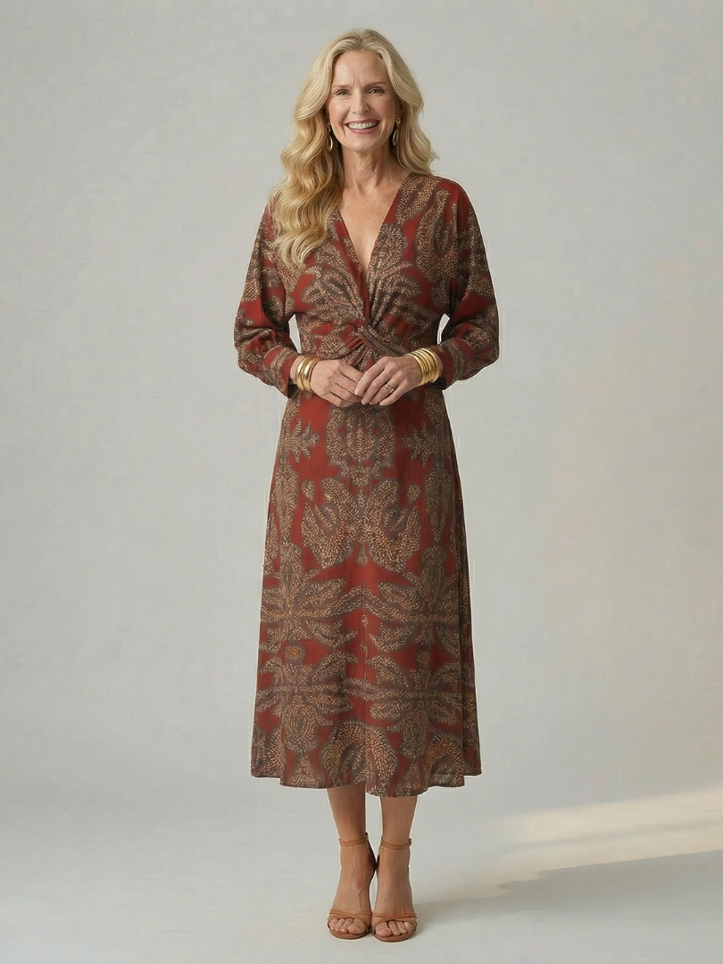 Lune | Natural Wrap Mini Dress
