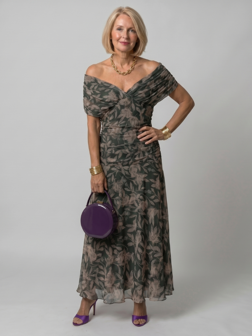 Calen | Off-Shoulder Flowy Mini Dress