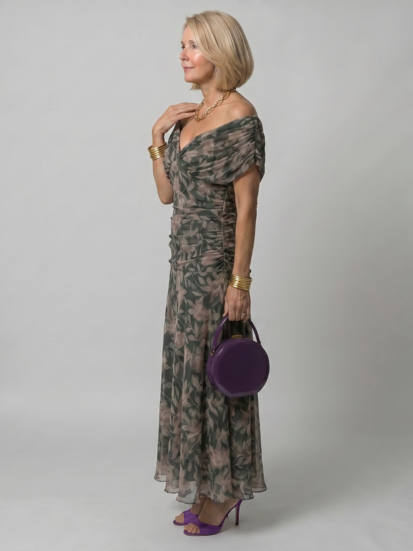 Calen | Off-Shoulder Flowy Mini Dress