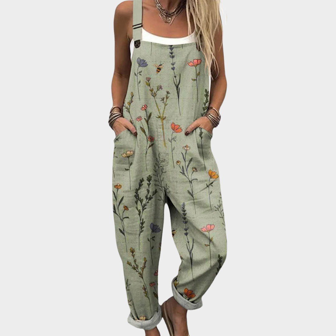 Comfortable Patterned Jumpsuit