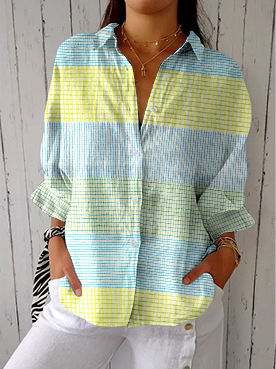 Filippa | Pastel Check Blouse