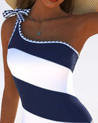 Isabella | Striped Swimsuit