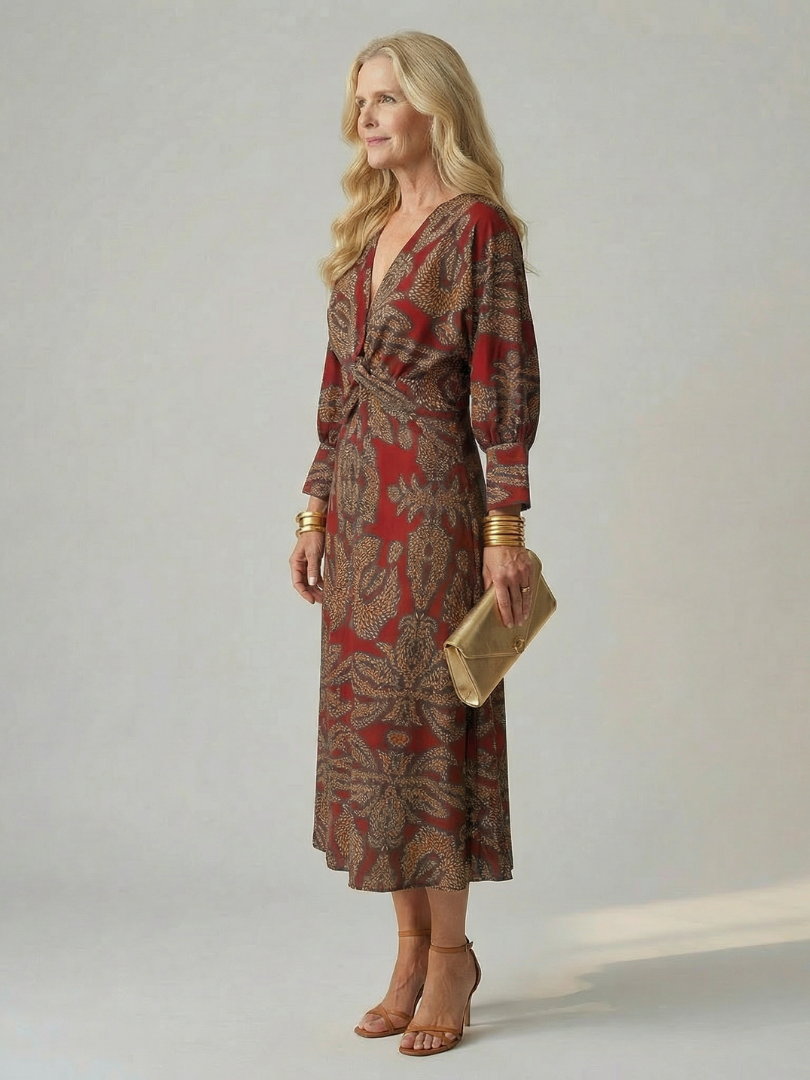 Lune | Natural Wrap Mini Dress