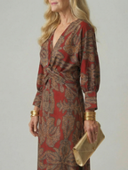 Lune | Natural Wrap Mini Dress