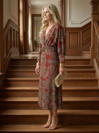 Lune | Natural Wrap Mini Dress