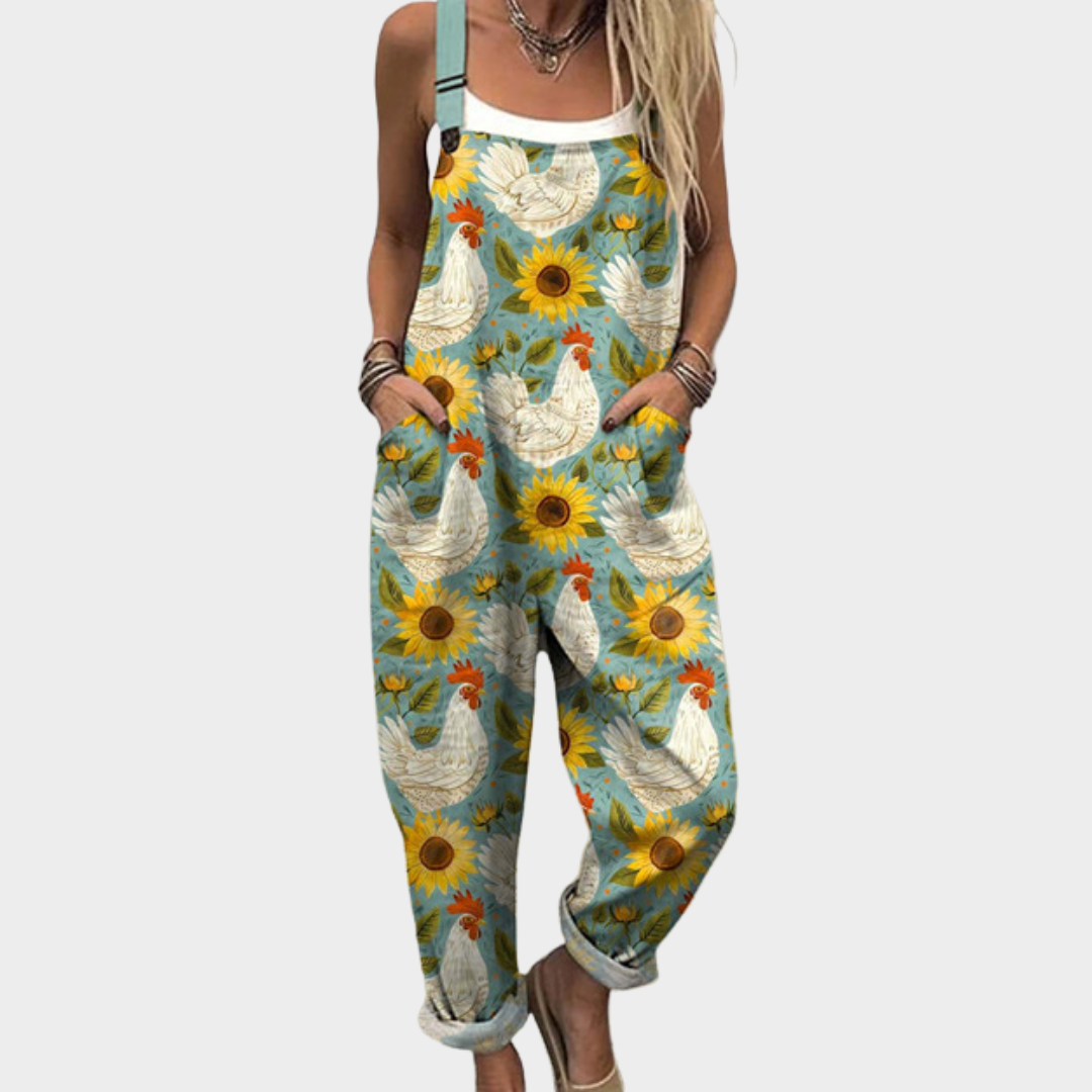 Comfortable Patterned Jumpsuit