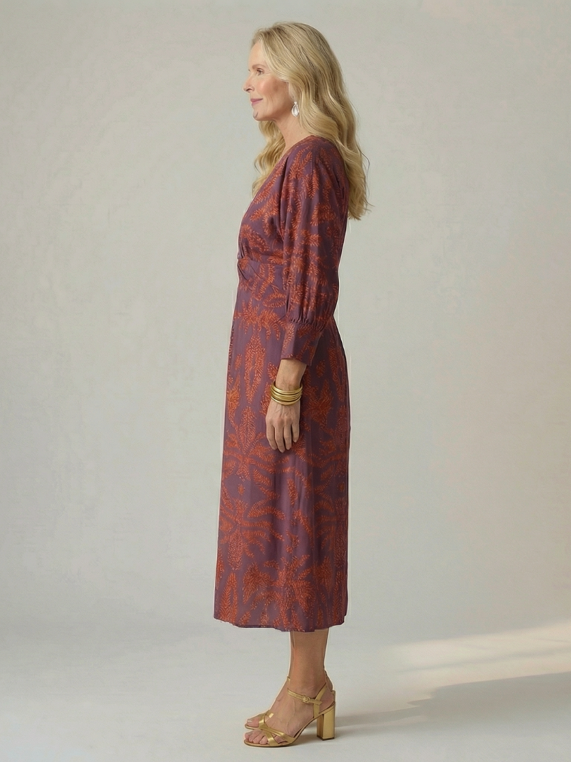 Lune | Natural Wrap Mini Dress