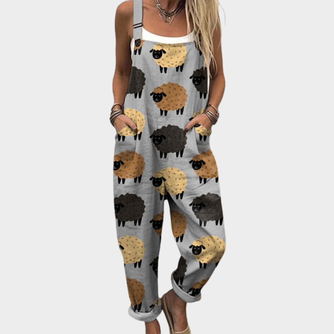 Comfortable Patterned Jumpsuit