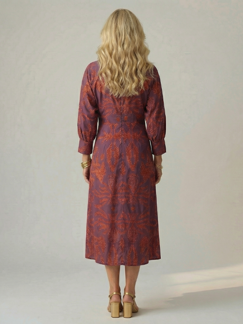 Lune | Natural Wrap Mini Dress