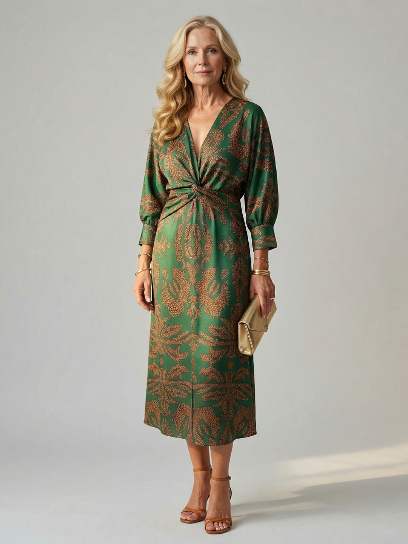 Lune | Natural Wrap Mini Dress