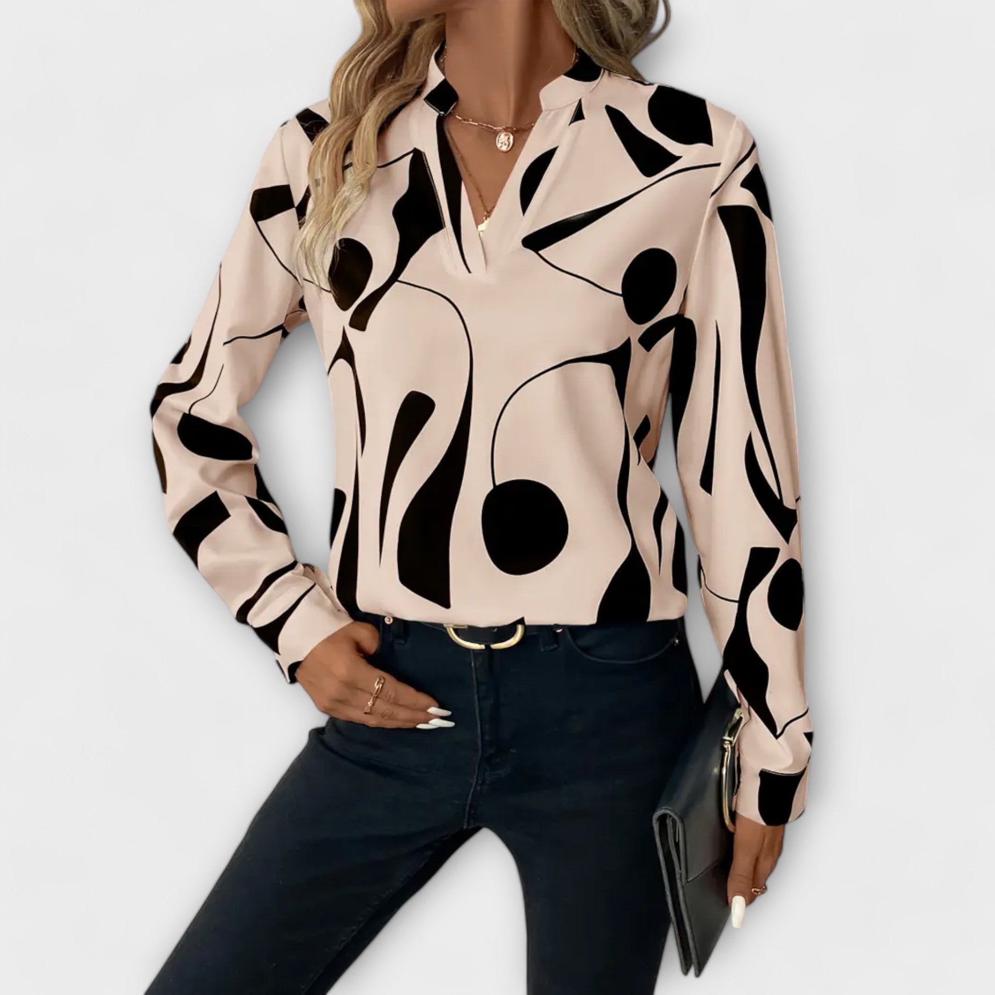 Lara | Elegant Printed Blouse