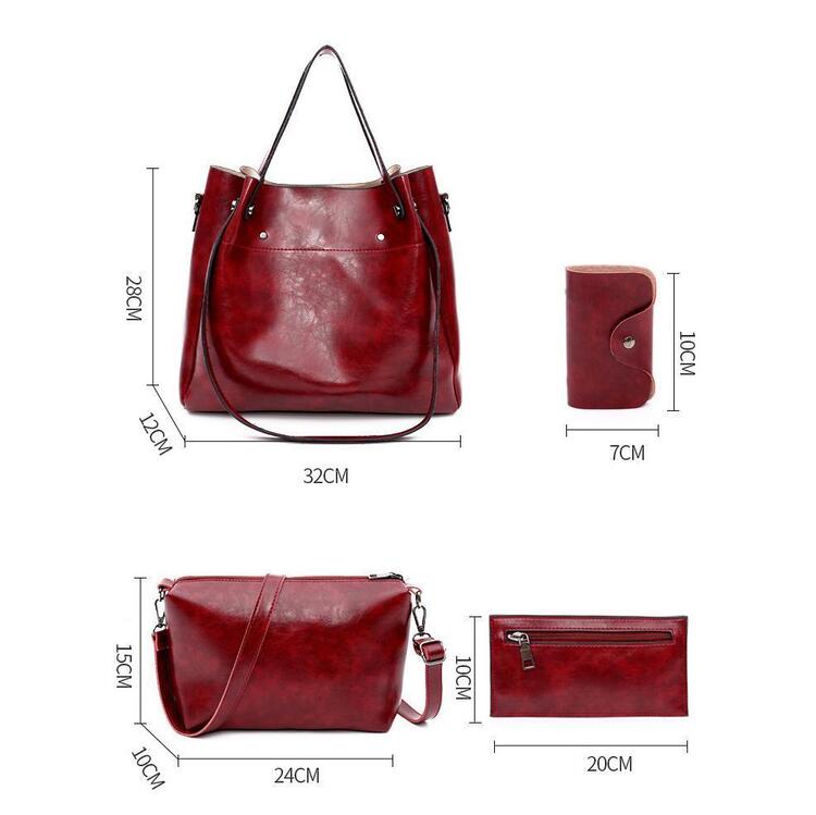 Sutton - Chic Retro 4-Piece Bag Set