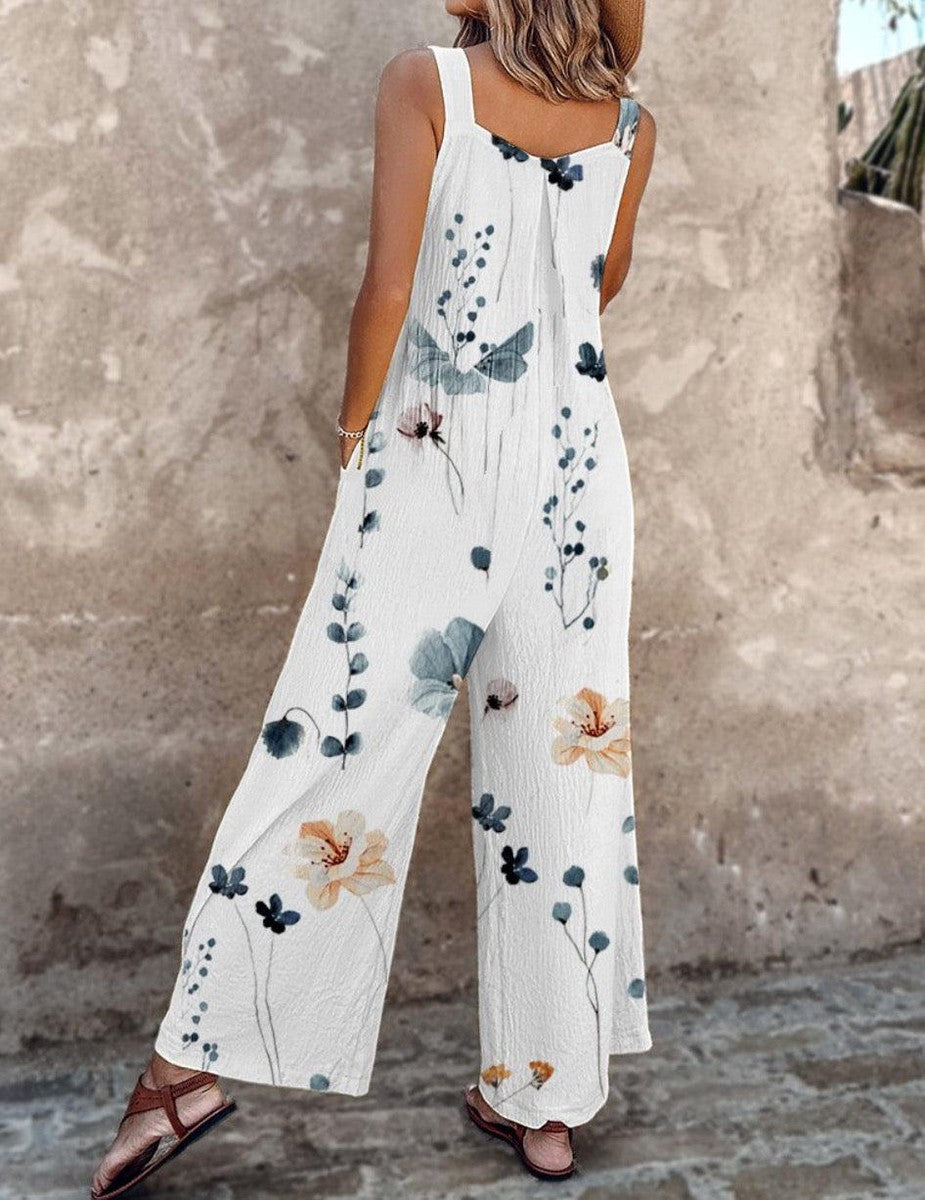 Comfortable Patterned Jumpsuit