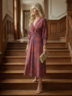 Lune | Natural Wrap Mini Dress