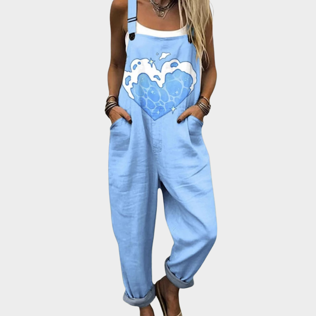 Comfortable Patterned Jumpsuit