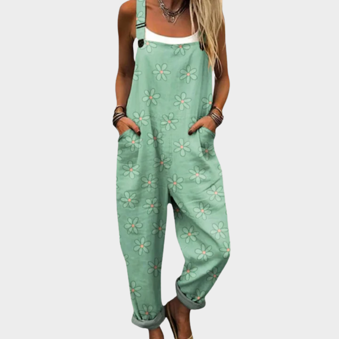 Comfortable Patterned Jumpsuit