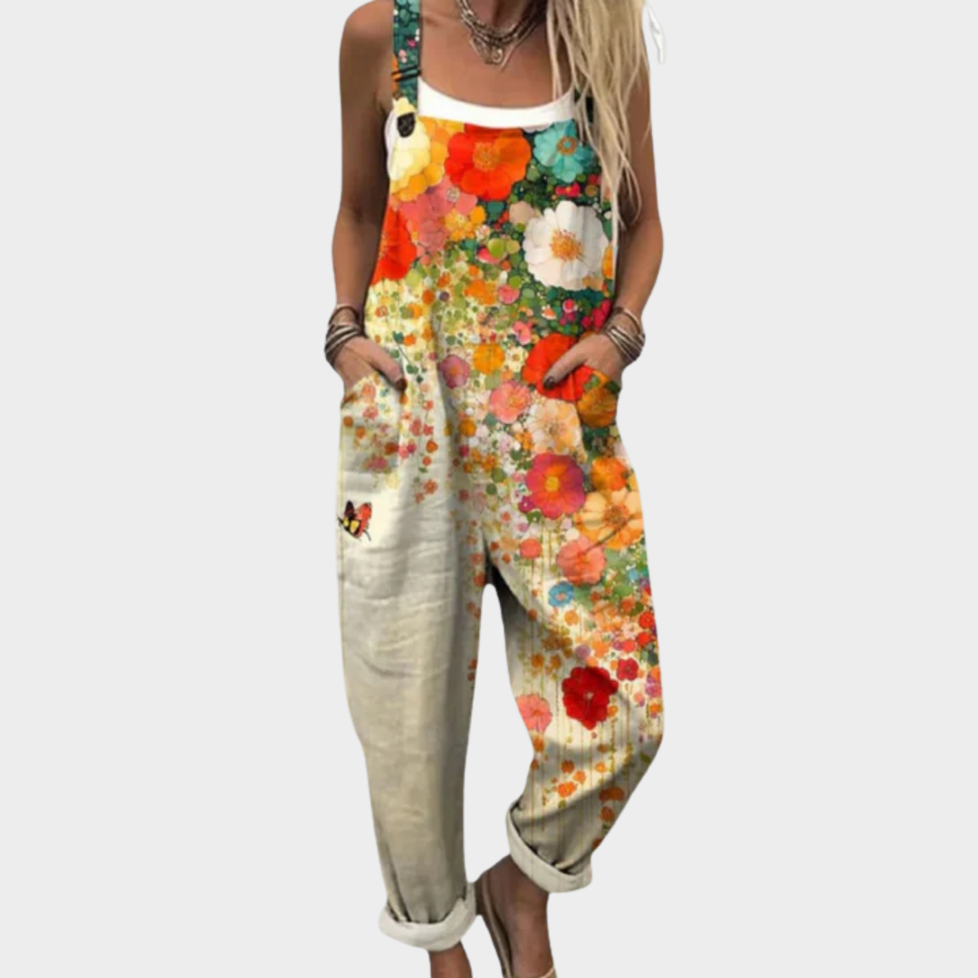 Comfortable Patterned Jumpsuit