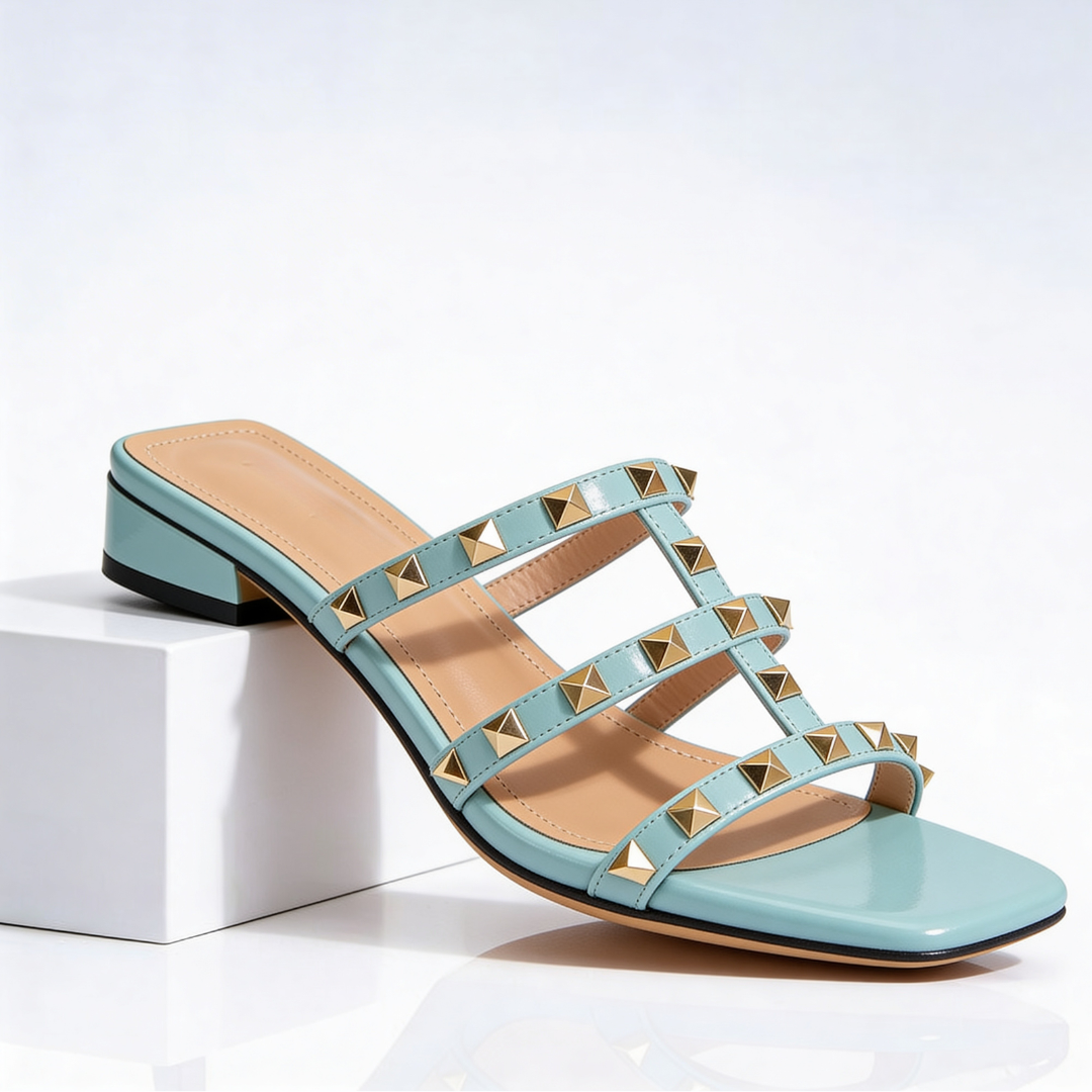 Colette™ | Gold-Studded Sandal
