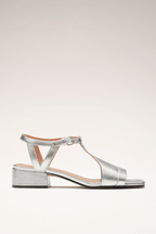 Serena | Silver-Toned Summer Sandals