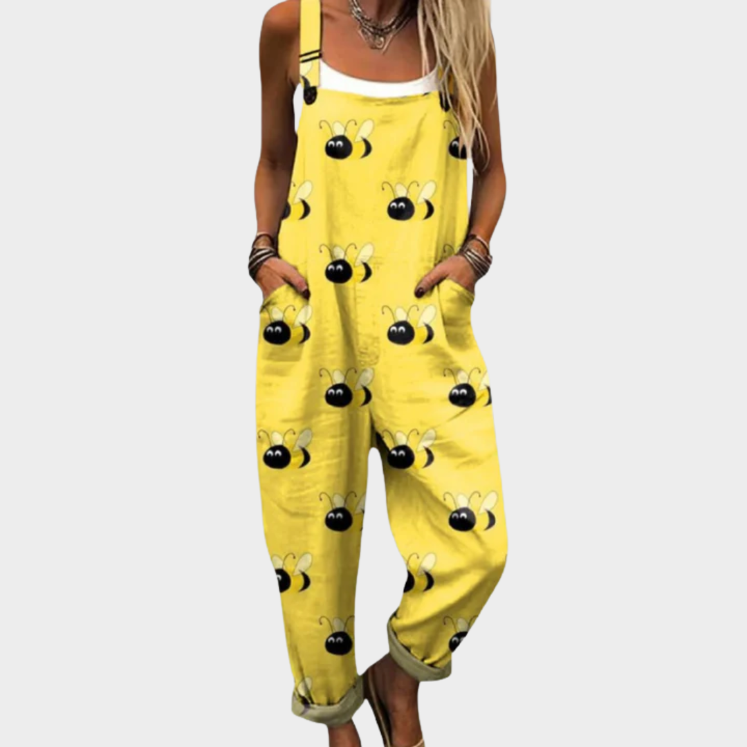Comfortable Patterned Jumpsuit