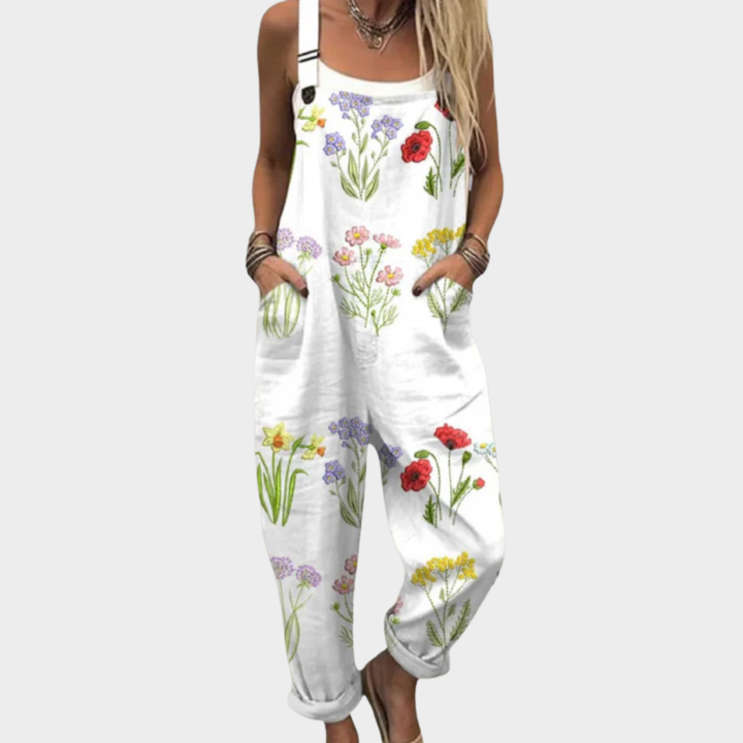 Comfortable Patterned Jumpsuit