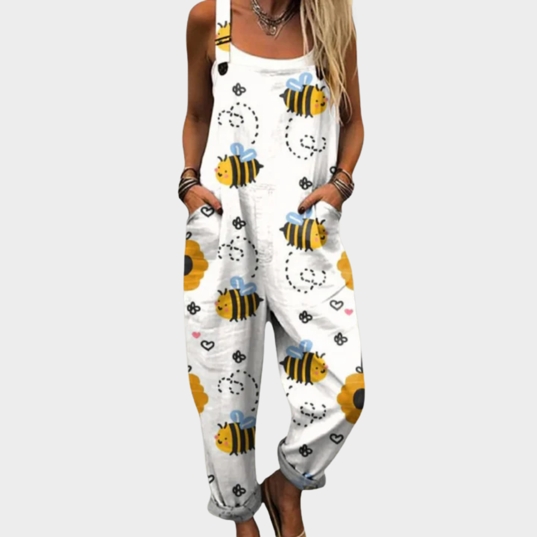 Comfortable Patterned Jumpsuit