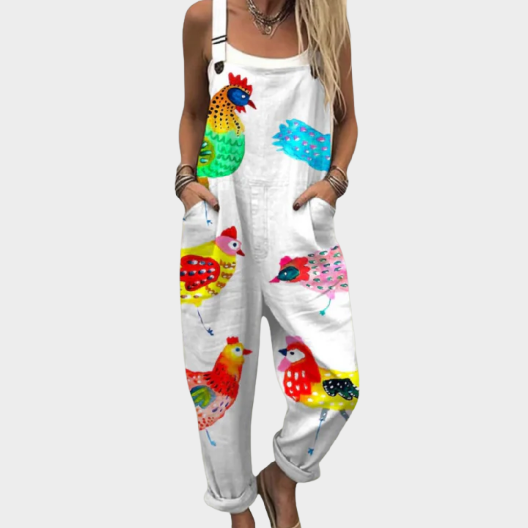 Comfortable Patterned Jumpsuit