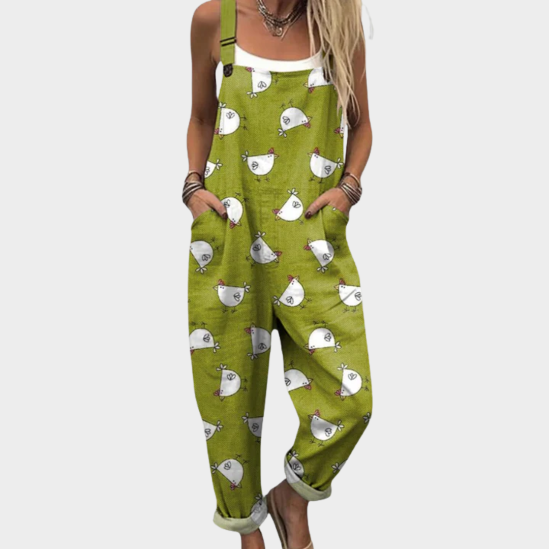 Comfortable Patterned Jumpsuit