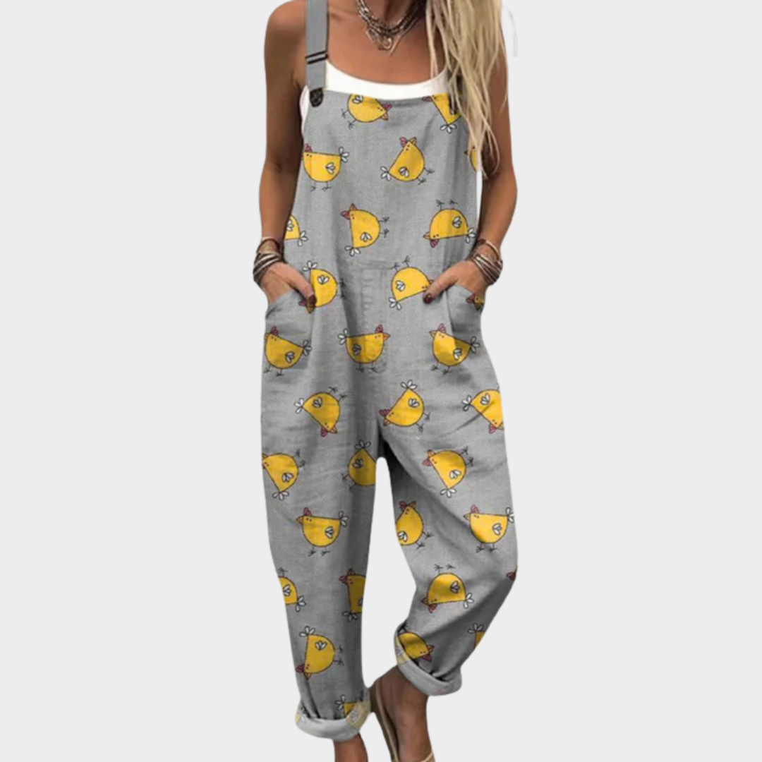 Comfortable Patterned Jumpsuit
