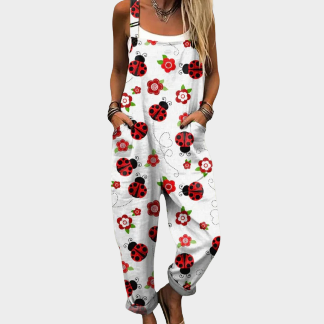 Comfortable Patterned Jumpsuit