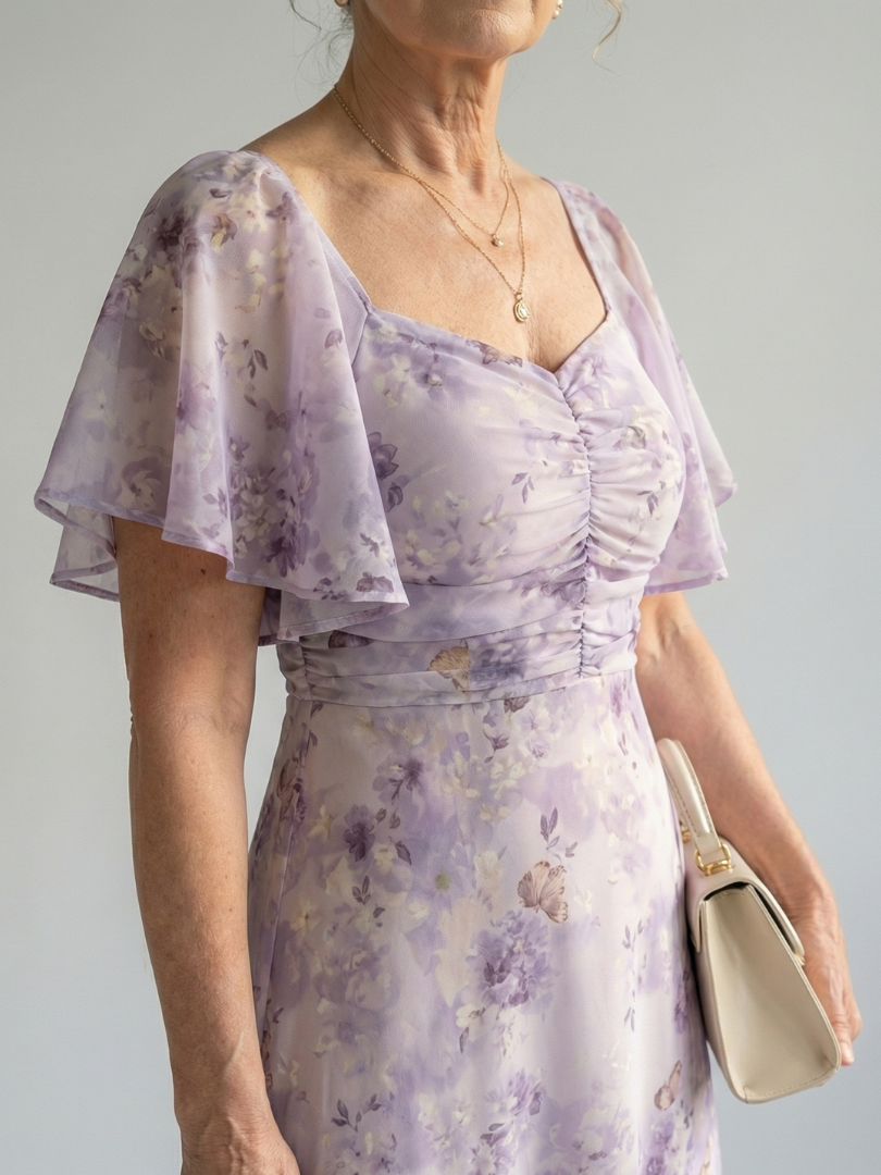 Vaelis | Flutter Sleeve Mini Dress