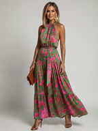 Rowen | Draped Halterneck Mini Dress