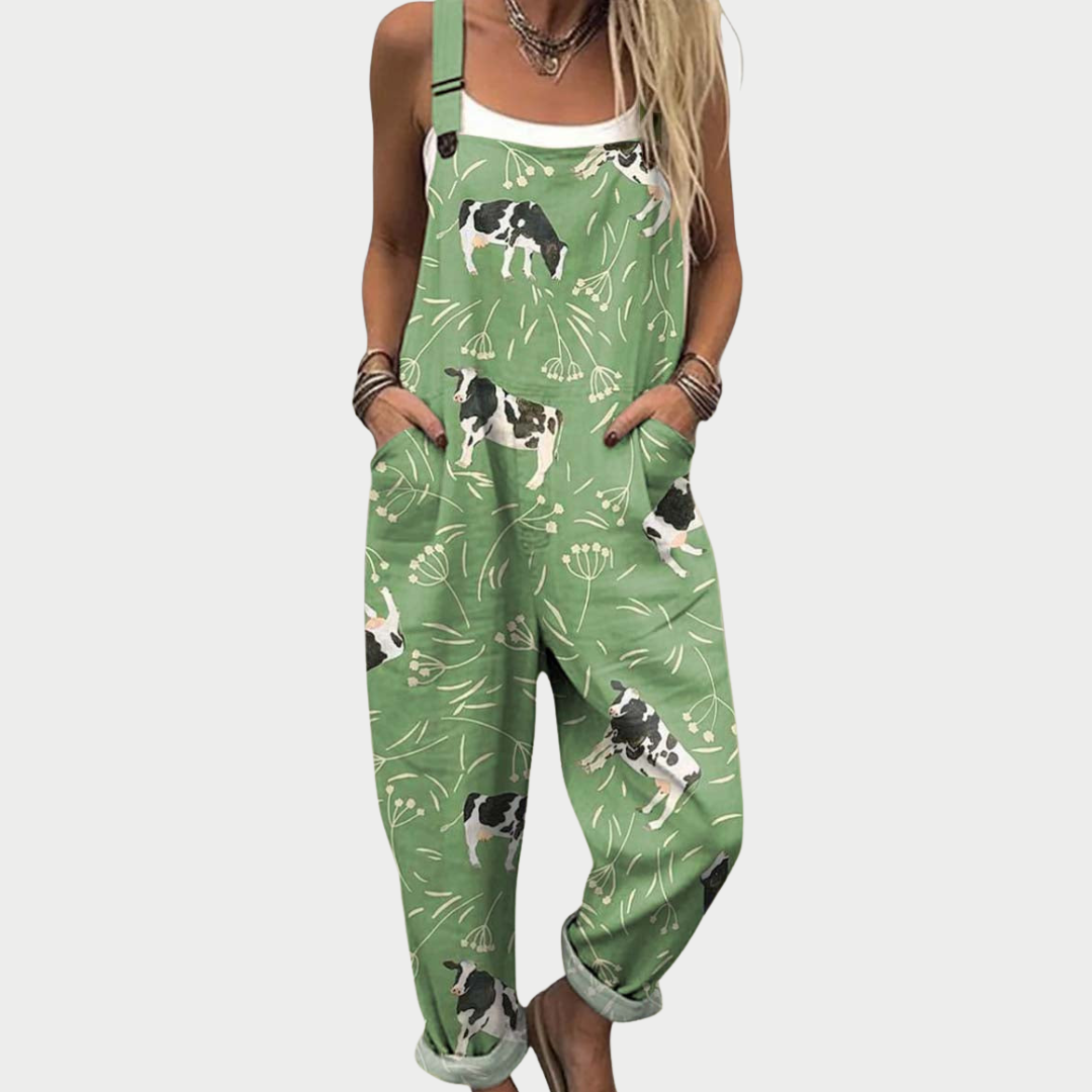 Comfortable Patterned Jumpsuit
