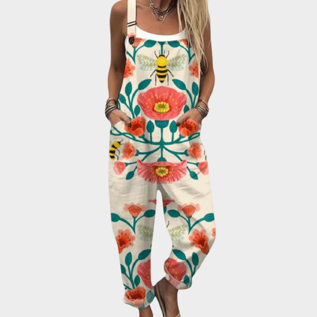 Comfortable Patterned Jumpsuit