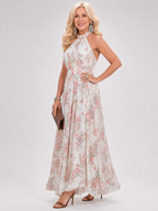 Guinevere | Floral Flowy Skirt Mini Dress