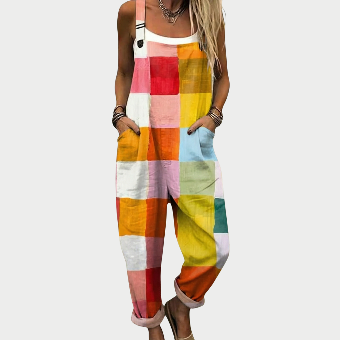 Comfortable Patterned Jumpsuit