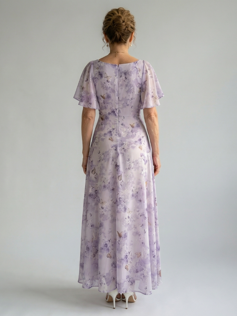 Vaelis | Flutter Sleeve Mini Dress