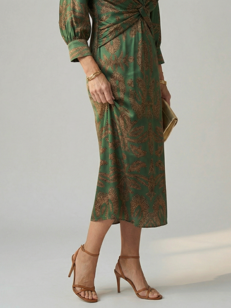 Lune | Natural Wrap Mini Dress