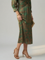 Lune | Natural Wrap Mini Dress