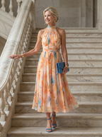 Elin | Soft Halterneck Mini Dress