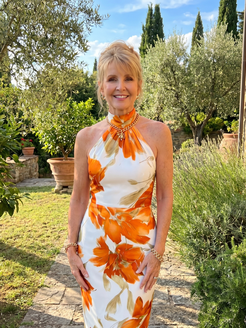 Zinnara | Halterneck Floral Mini Dress