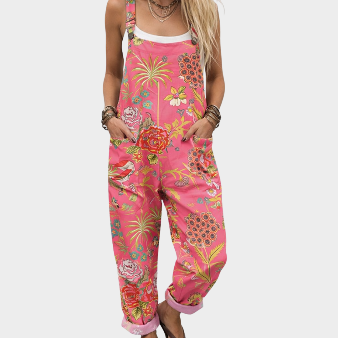 Comfortable Patterned Jumpsuit