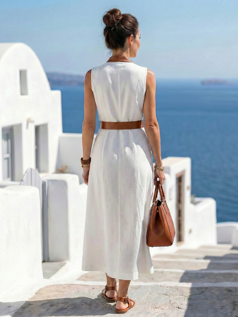 Myra | Contrast Trim Mini Dress