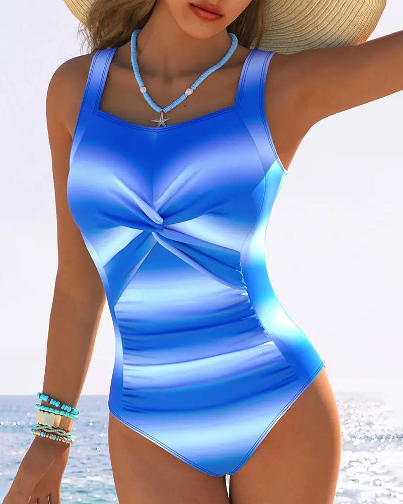 Eleanor | Ombré Blue Swimsuit