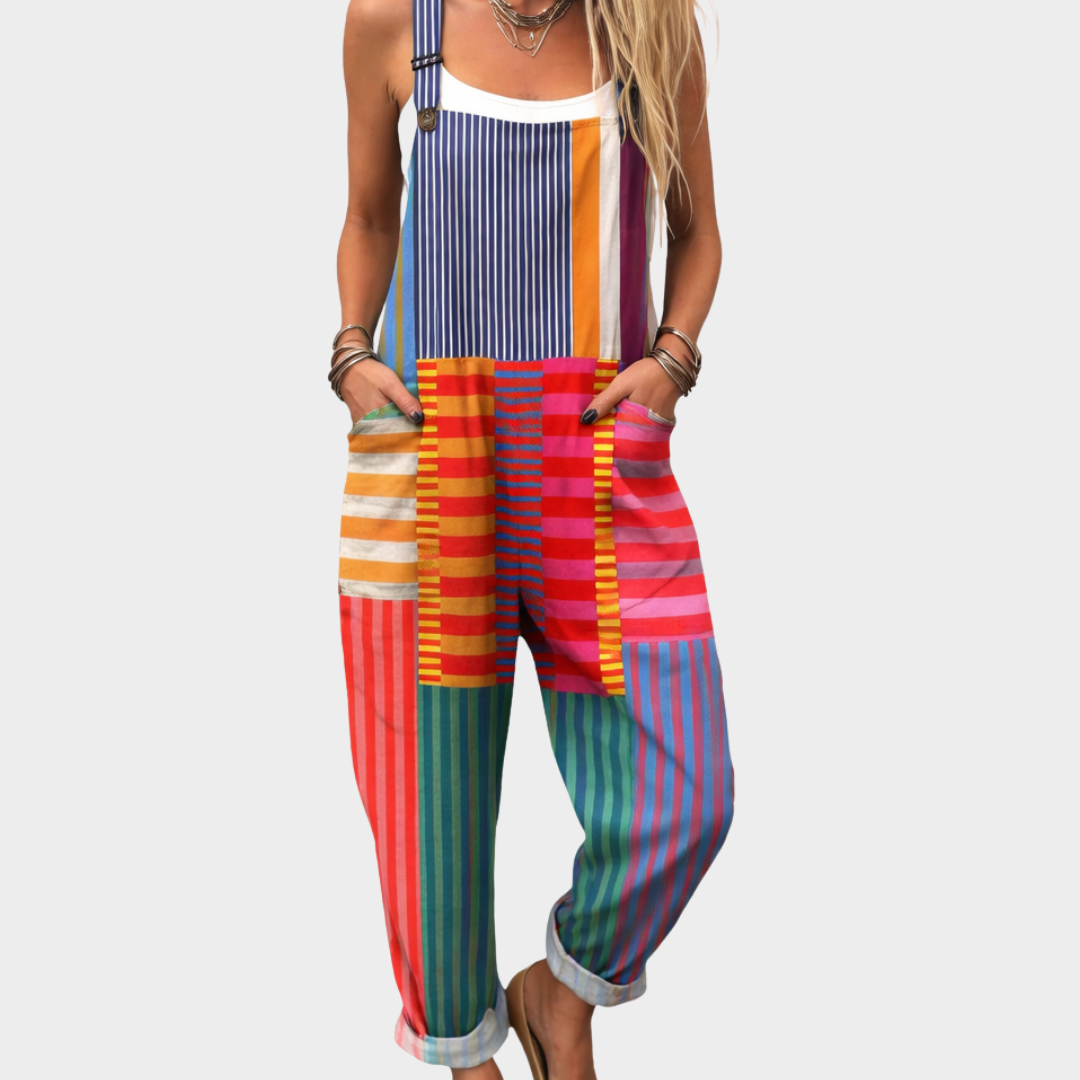 Comfortable Patterned Jumpsuit