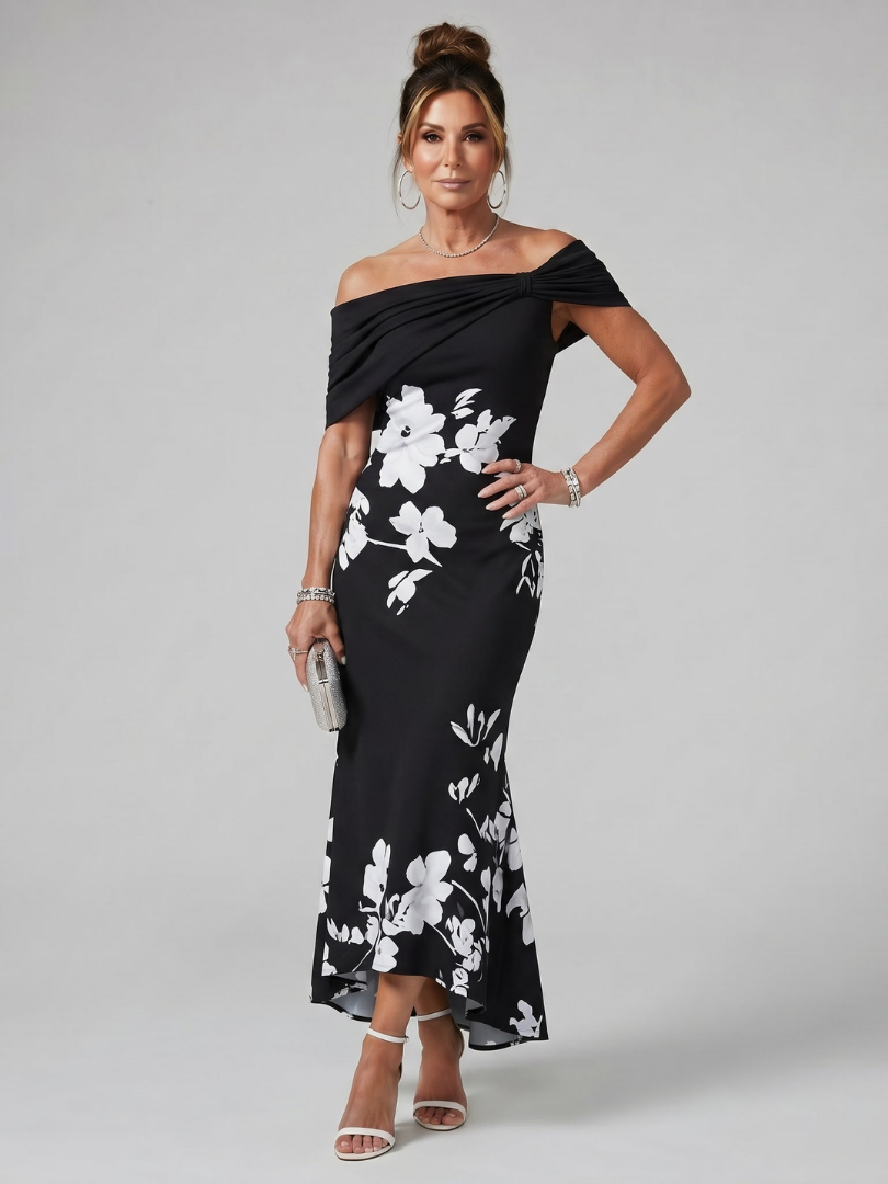 Cosma | Off-Shoulder Mini Dress